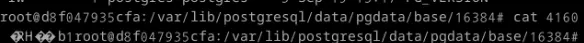 Postgresql cat
